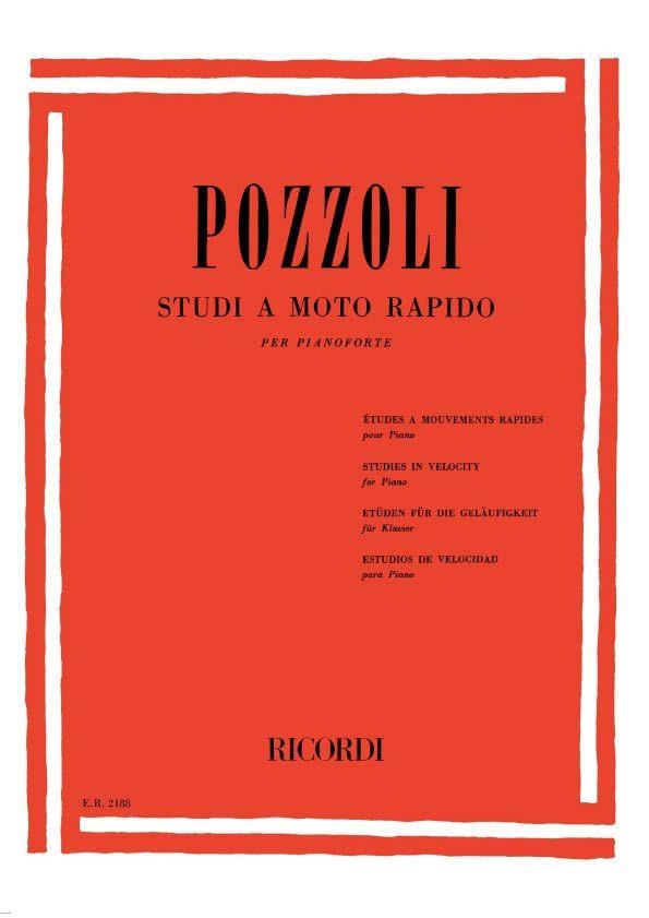 Pozzoli Studi A Moto Rapido - Per Pianoforte - pro klavír